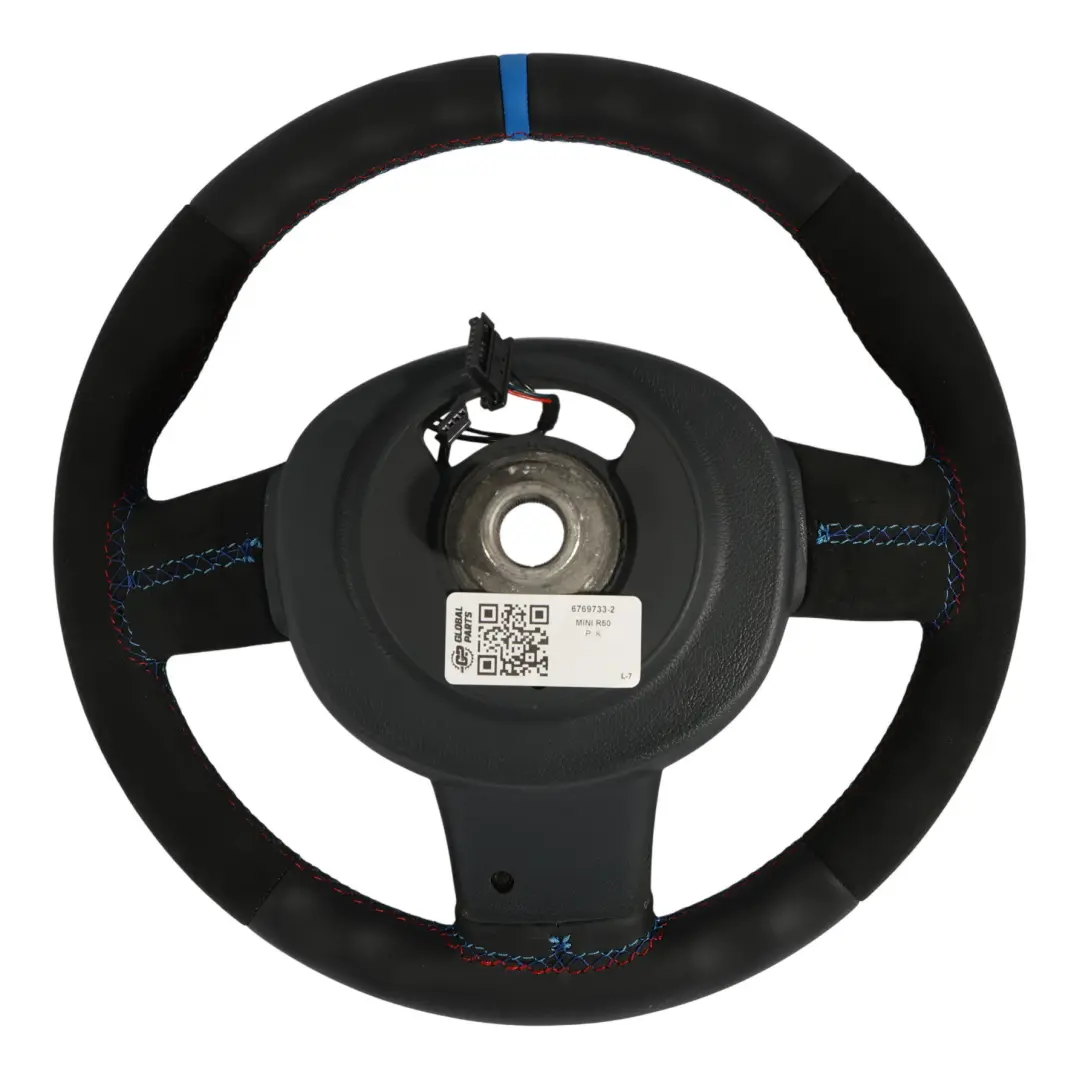 Mini Cooper R50 R52 R53 Volant NEUF Cuir Noir Alcantara Sport - SKU 6769733-2 - Numéro de pièce 6769733