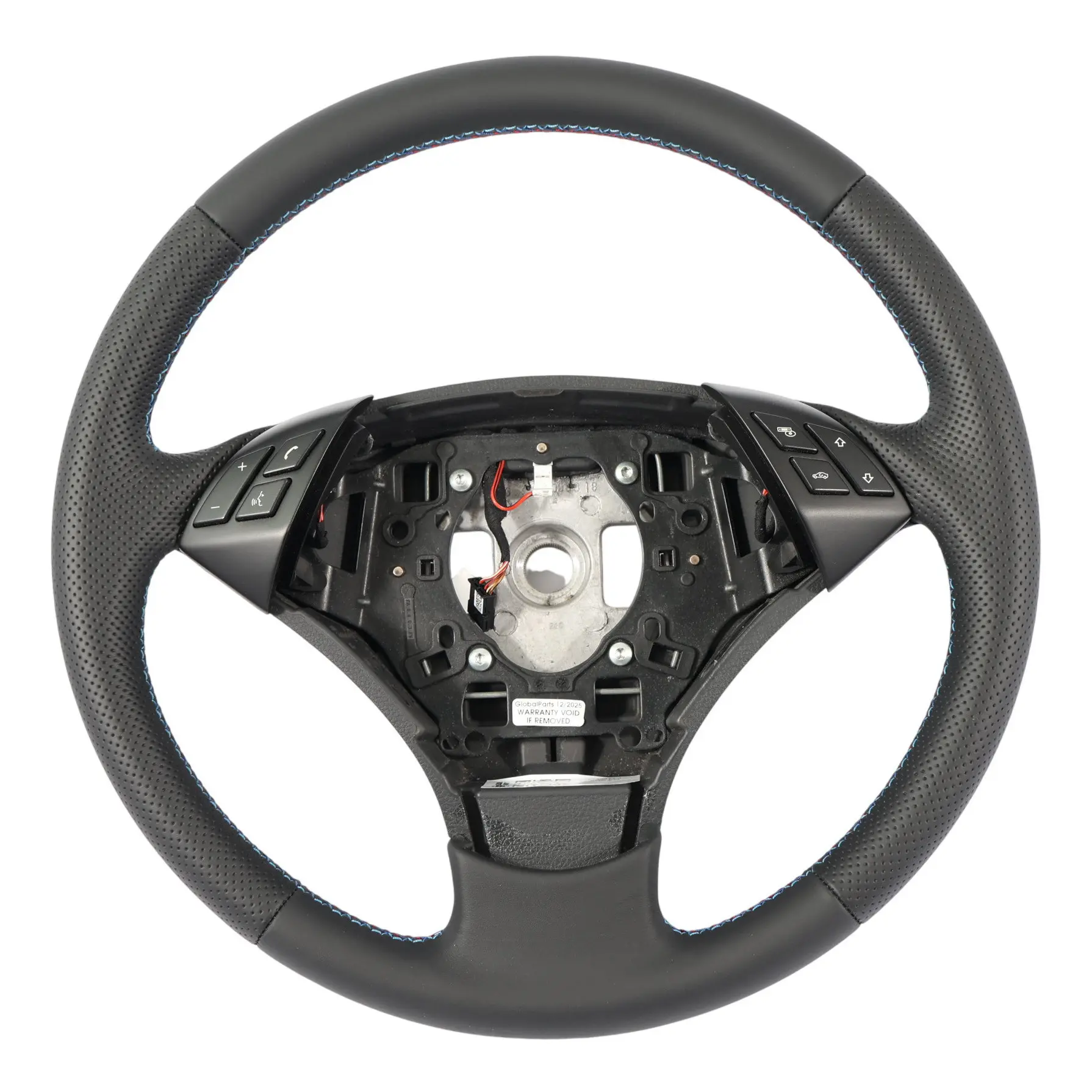 BMW E60 E61 LCI Nuova Pelle Nera Volante M-tricolori 6774456