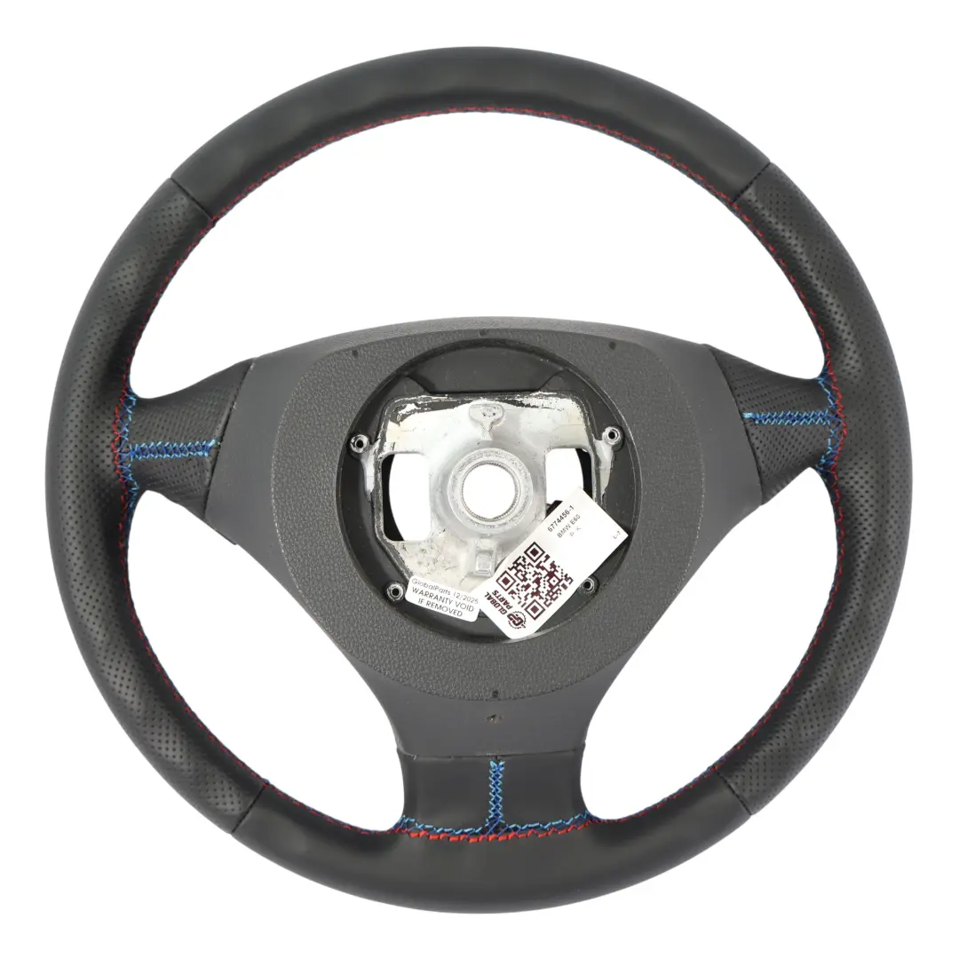 Lenkrad Neues Leder Schwarz M-dreifarbige Fäden für BMW 5 er E60 E61 LCI mit Teilenummer 6774456 BMW 5 er E60 E61 LCI Lenkrad Neues Leder Schwarz M-dreifarbige Fäden - SKU 6774456-1 - Teilenummer 6774456