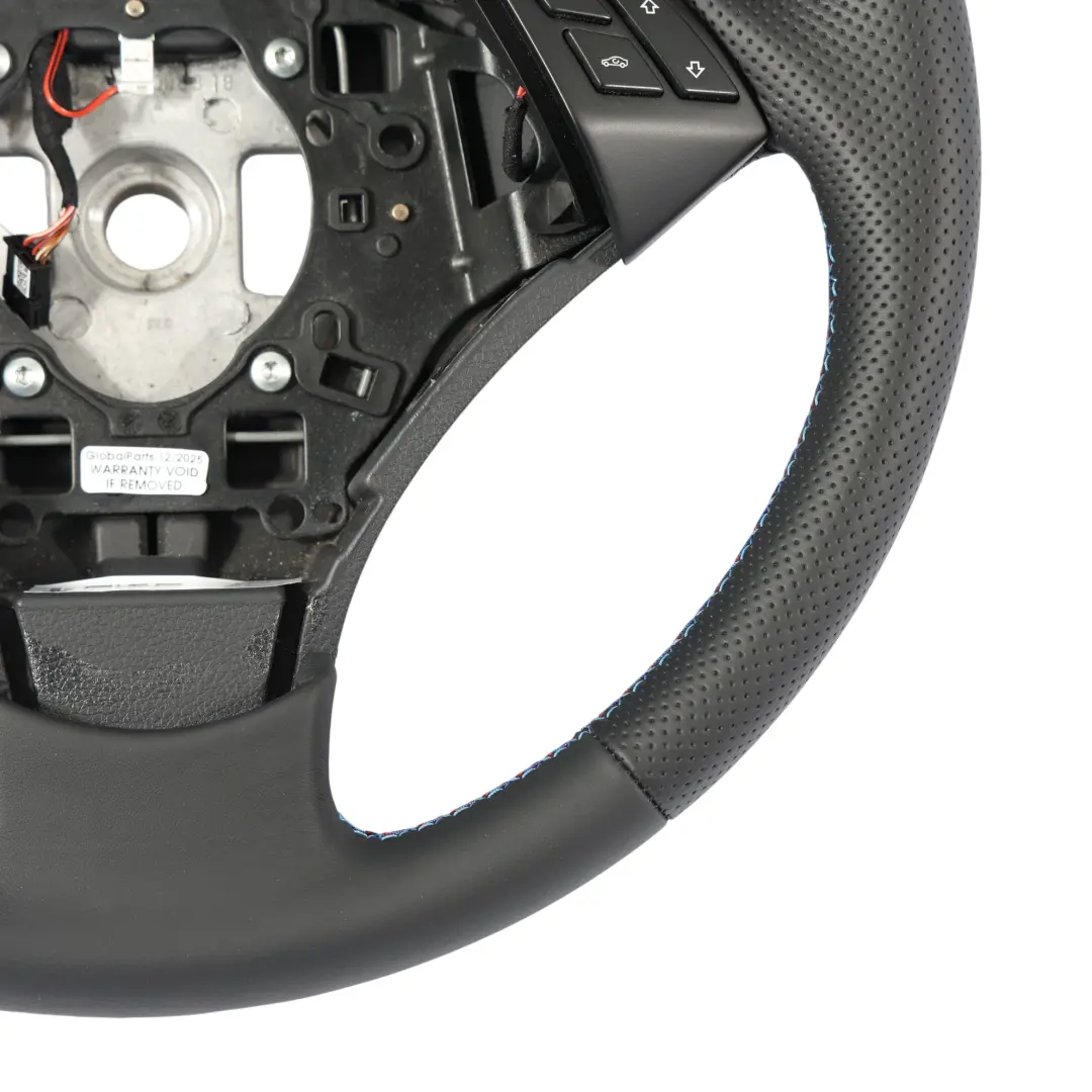 Leather Steering Wheel M-tricolored to BMW 5 Series E60 E61 LCI Black New with Part number 6774456 BMW 5 Series E60 E61 LCI Black New Leather Steering Wheel M-tricolored - SKU 6774456-1 - Part number 6774456