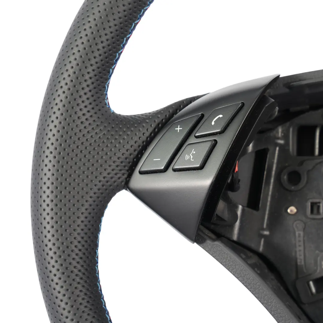 Lenkrad Neues Leder Schwarz M-dreifarbige Fäden für BMW 5 er E60 E61 LCI mit Teilenummer 6774456 BMW 5 er E60 E61 LCI Lenkrad Neues Leder Schwarz M-dreifarbige Fäden - SKU 6774456-1 - Teilenummer 6774456