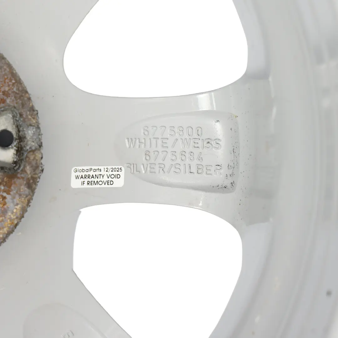 Jante Alliage 16" 6,5J ET:48 Pont l'étrave 94 pour Mini Cooper One R50 R53 R55 R56 à propos du numéro de pièce 6775684 Mini Cooper One R50 R53 R55 R56 Jante Alliage 16" 6,5J ET:48 Pont l'étrave 94 - SKU 6775684-5 - Numéro de pièce 6775684