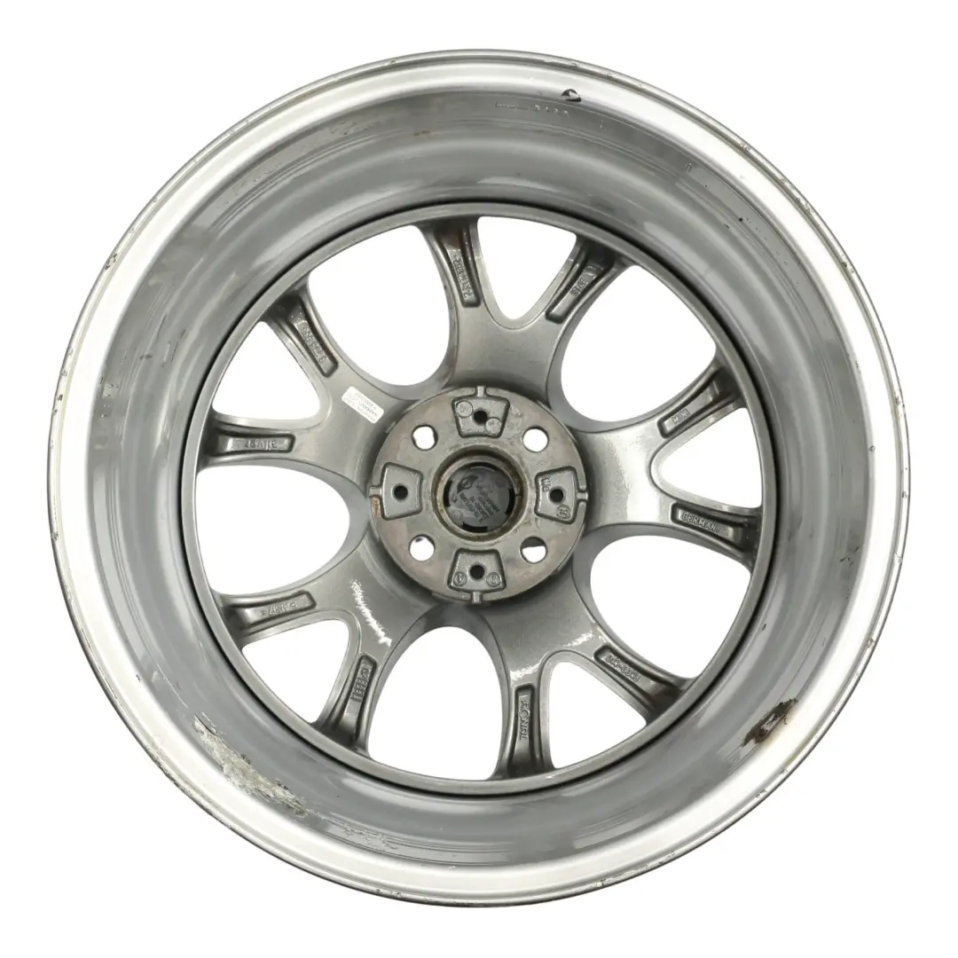 Rim Alloy Silver 17" 7J ET:48 Web Cross Spoke 98 to Mini Cooper R50 R56 Wheel with Part number 6775686 Mini Cooper R50 R56 Wheel Rim Alloy Silver 17" 7J ET:48 Web Cross Spoke 98 - SKU 6775686-8 - Part number 6775686