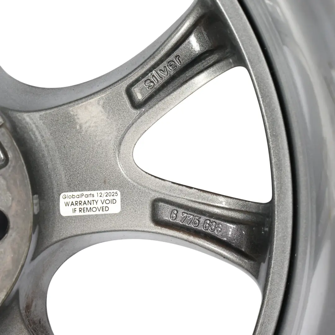 Jante En Alliage Argenté 17" 7J ET:48 À Rayons Croisés 98 pour Mini Cooper R50 R56 à propos du numéro de pièce 6775686 Mini Cooper R50 R56 Jante En Alliage Argenté 17" 7J ET:48 À Rayons Croisés 98 - SKU 6775686-8 - Numéro de pièce 6775686