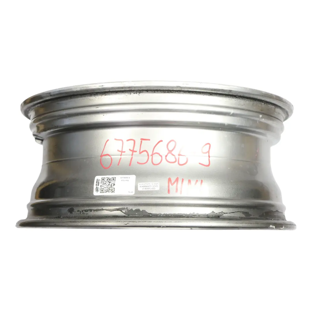 Rim Alloy Silver 17" 7J ET:48 Web Cross Spoke 98 to Mini Cooper R50 R56 Wheel with Part number 6775686 Mini Cooper R50 R56 Wheel Rim Alloy Silver 17" 7J ET:48 Web Cross Spoke 98 - SKU 6775686-9 - Part number 6775686