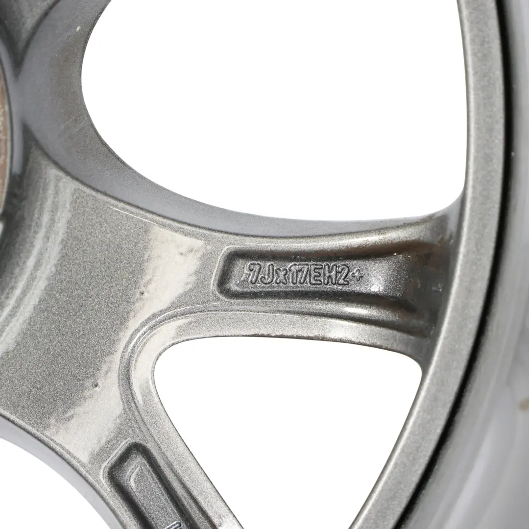 Rim Alloy Silver 17" 7J ET:48 Web Cross Spoke 98 to Mini Cooper R50 R56 Wheel with Part number 6775686 Mini Cooper R50 R56 Wheel Rim Alloy Silver 17" 7J ET:48 Web Cross Spoke 98 - SKU 6775686-9 - Part number 6775686