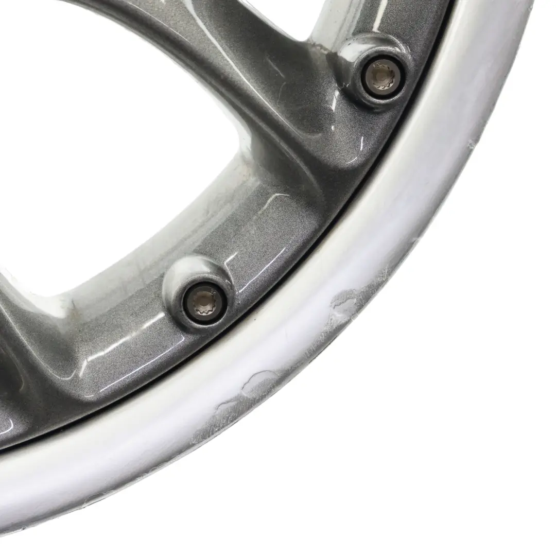 Cerchio Ruota Lega Argento 17" 7J ET:48 Web Cross Spoke 98 per Mini Cooper R50 R56 con numero di parte 6775686 Mini Cooper R50 R56 Cerchio Ruota Lega Argento 17" 7J ET:48 Web Cross Spoke 98 - SKU 6775686-9 - Numero di parte 6775686