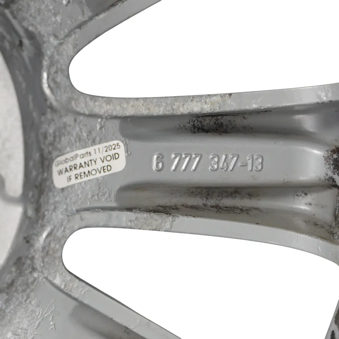 BMW E60 E61 Silver Alloy Wheel Rim 17" Radial Spoke 244 7,5J ET:20 - SKU 6777347-1 - Part number 6777347