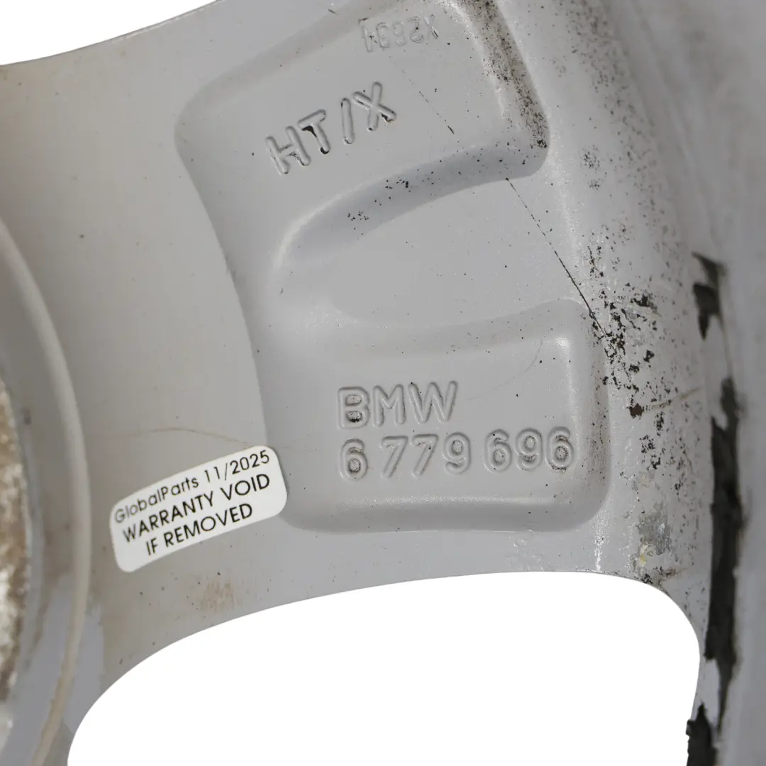 BMW E81 E87 E88 Jante argentée en alliage 16" 7J ET:44 Double Spoke 222 - SKU 6779696-7 - Numéro de pièce 6779696