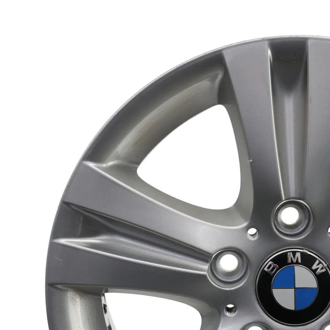 BMW E81 E87 E88 Jante argentée en alliage 16" 7J ET:44 Double Spoke 222 - SKU 6779696-7 - Numéro de pièce 6779696
