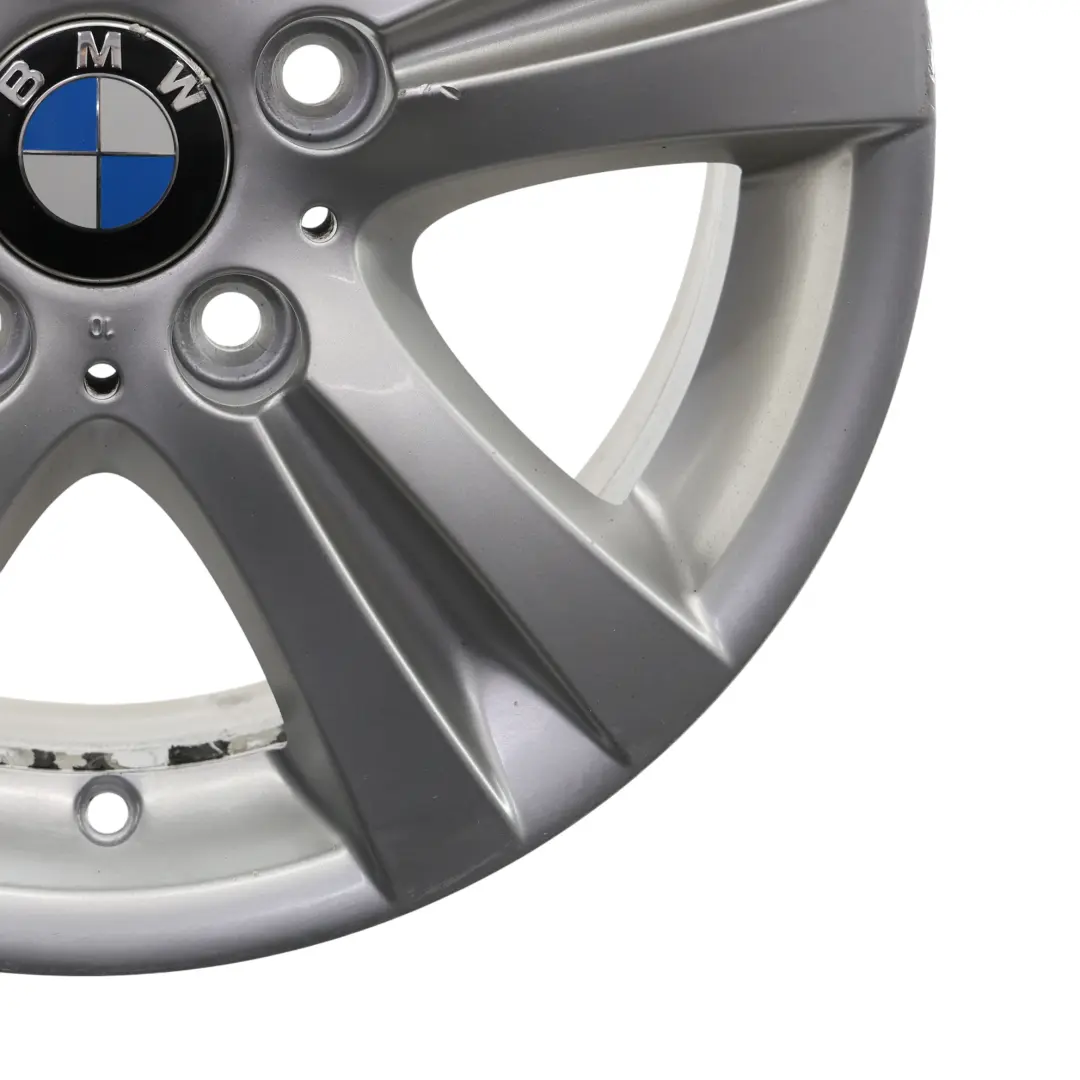 BMW E81 E87 E88 Jante argentée en alliage 16" 7J ET:44 Double Spoke 222 - SKU 6779696-7 - Numéro de pièce 6779696