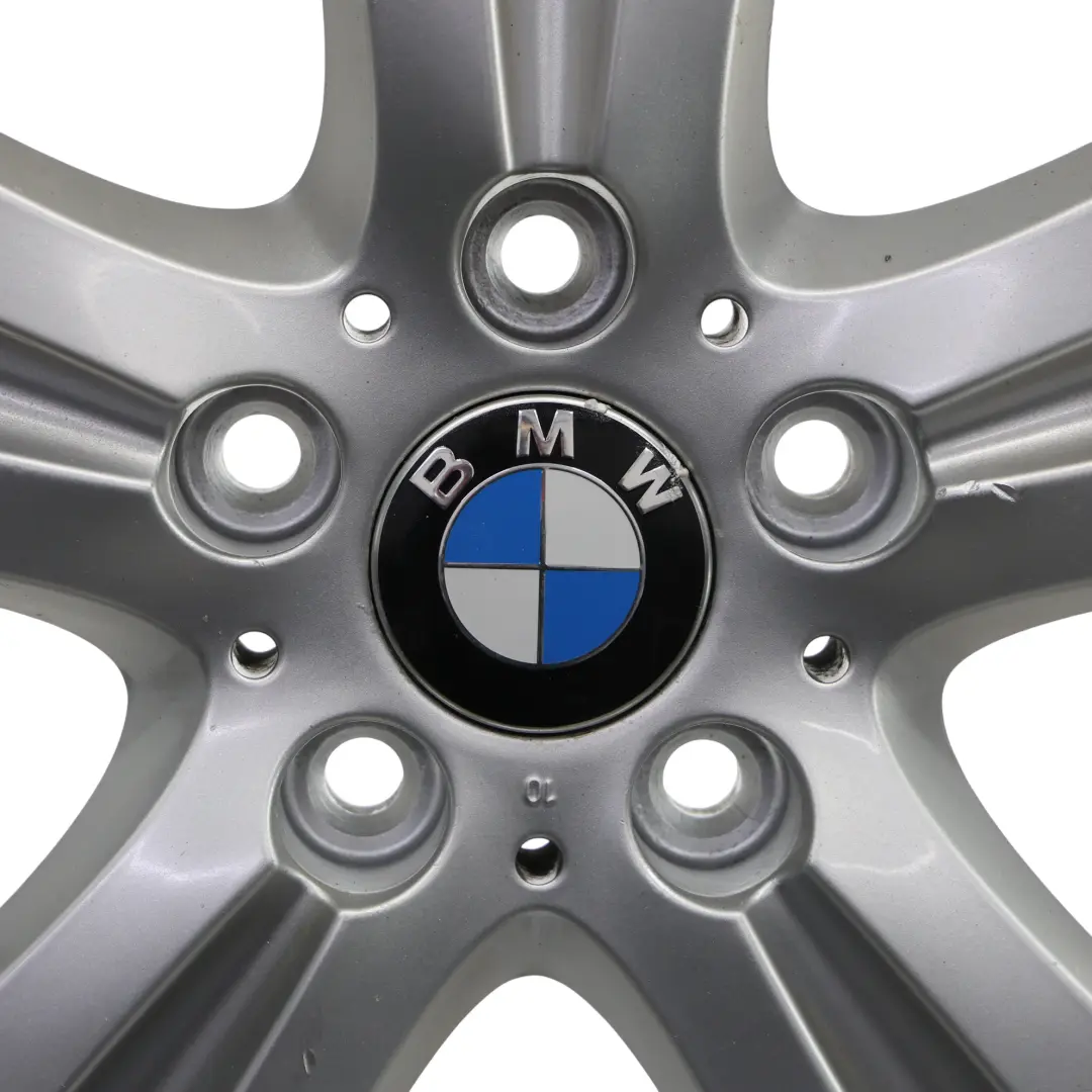 Alloy Rim 16" 7J ET:44 Double Spoke 222 to BMW E81 E87 E88 Silver Wheel with Part number 6779696 BMW E81 E87 E88 Silver Wheel Alloy Rim 16" 7J ET:44 Double Spoke 222 - SKU 6779696-7 - Part number 6779696