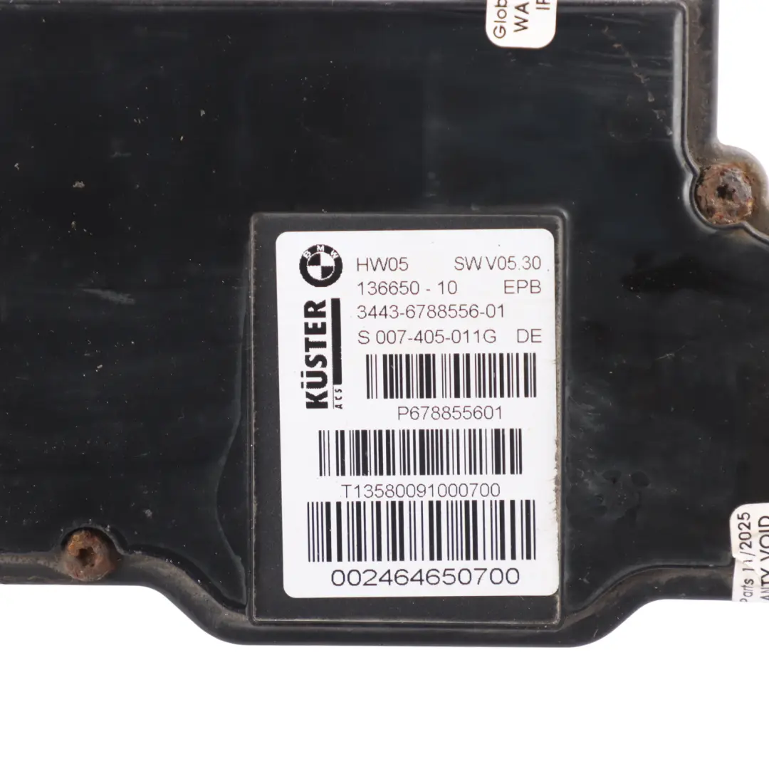 Electronic Handbrake Parking Brake Actuator Control Unit to BMW X5 E70 with Part number 6788556 BMW X5 E70 Electronic Handbrake Parking Brake Actuator Control Unit - SKU 6788556-1 - Part number 6788556