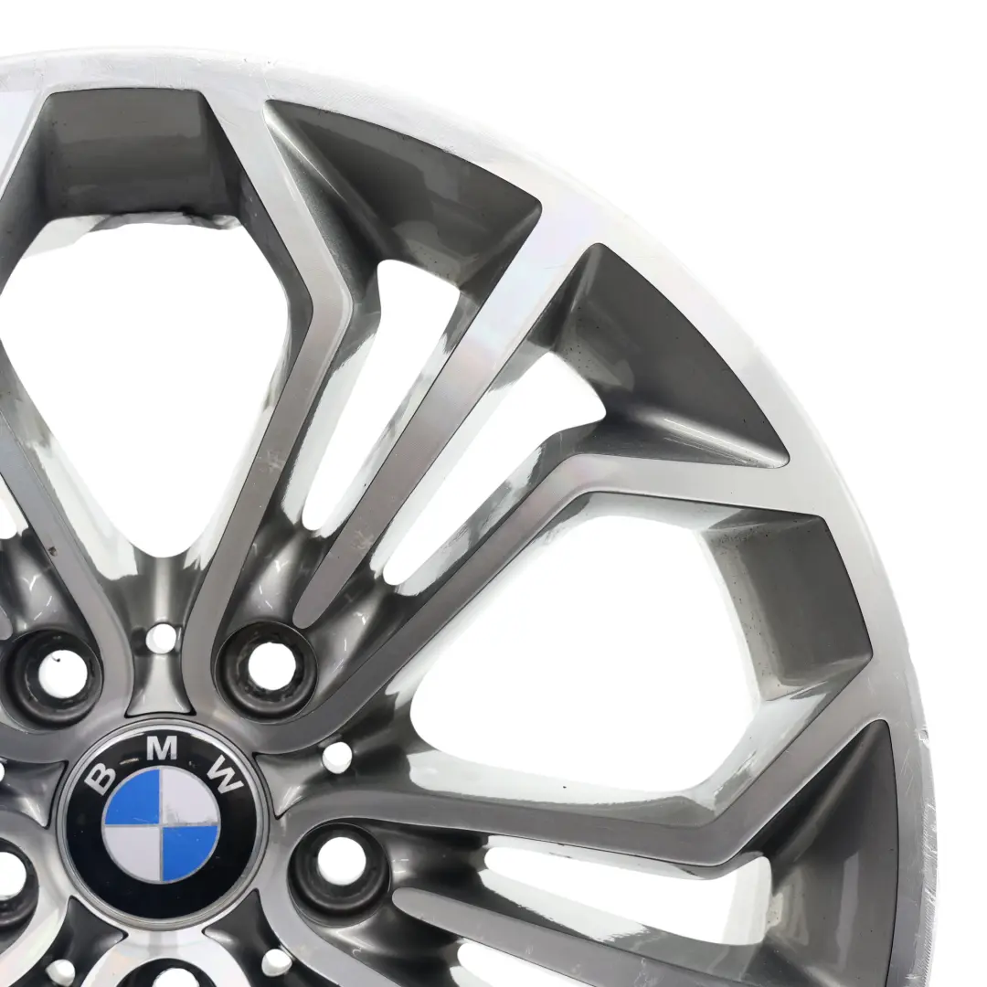 Rim BMW X1 E84 Alloy Ferricgrey 18" Honeycomb Styling 323 8J ET:30 to Wheel with Part number 6789147 Wheel Rim BMW X1 E84 Alloy Ferricgrey 18" Honeycomb Styling 323 8J ET:30 - SKU 6789147-1 - Part number 6789147