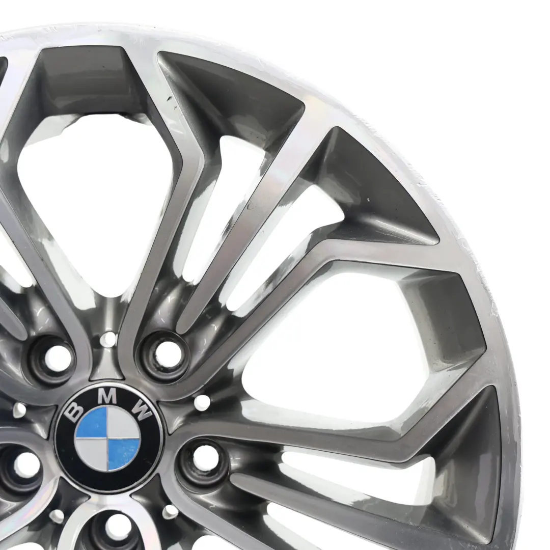 Rim BMW X1 E84 Alloy Ferricgrey 18" Honeycomb Styling 323 8J ET:30 to Wheel with Part number 6789147 Wheel Rim BMW X1 E84 Alloy Ferricgrey 18" Honeycomb Styling 323 8J ET:30 - SKU 6789147-2 - Part number 6789147