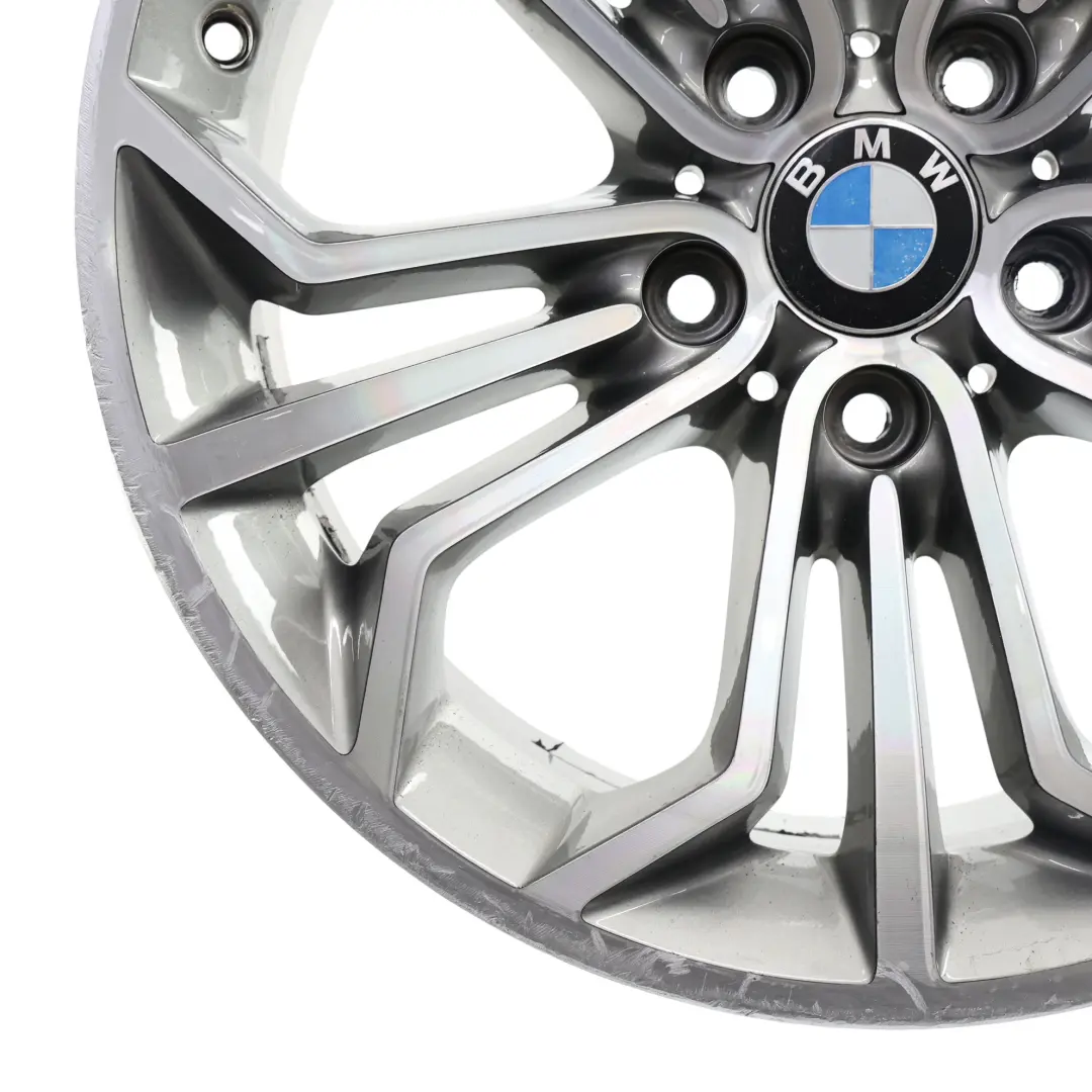  Jante BMW X1 E84 Alloy Ferricgrey 18" Honeycomb Styling 323 8J ET:30 - SKU 6789147-2 - Numéro de pièce 6789147