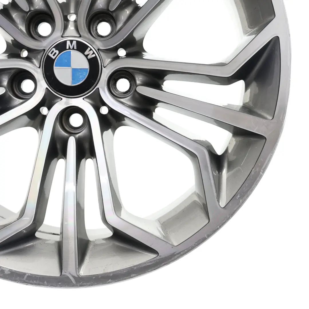  Felge BMW X1 E84 Leichtmetallfelge Ferricgrey 18" Honeycomb 323 8J ET:30 - SKU 6789147-2 - Teilenummer 6789147