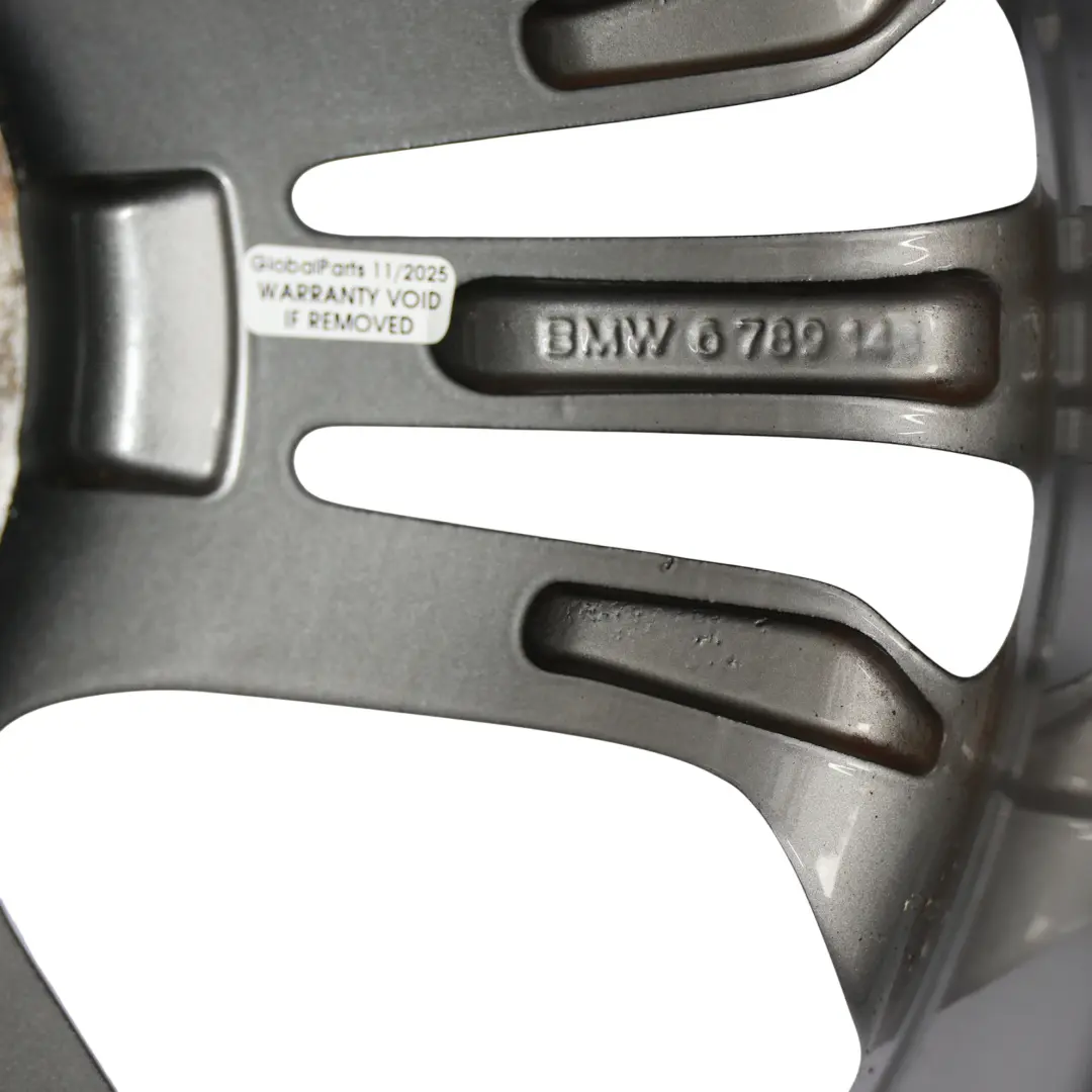 Rim BMW X1 E84 Alloy Ferricgrey 18" Honeycomb Styling 323 9J ET:41 to Wheel with Part number 6789148 Wheel Rim BMW X1 E84 Alloy Ferricgrey 18" Honeycomb Styling 323 9J ET:41 - SKU 6789148-2 - Part number 6789148