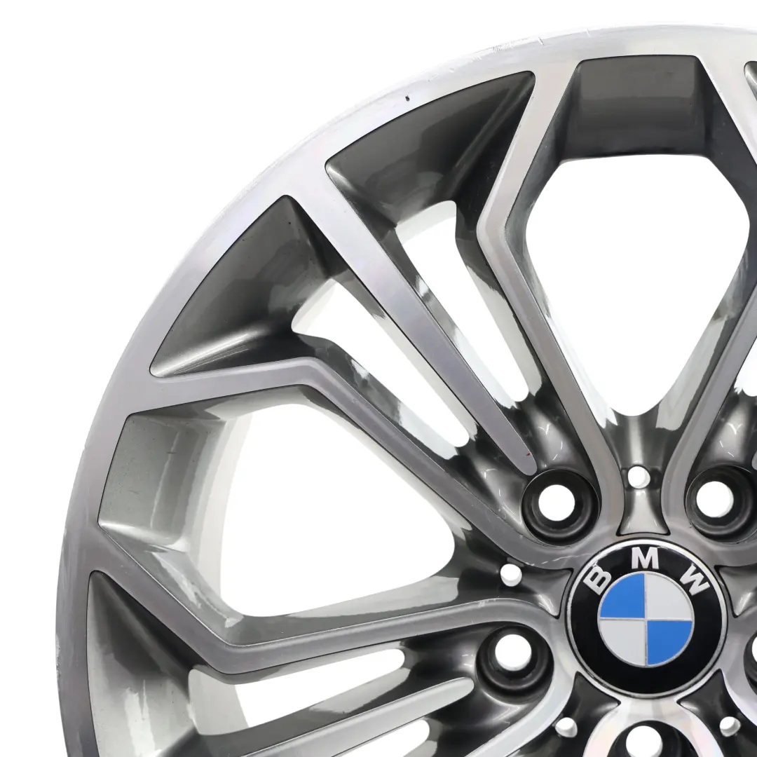  Cerchio ruota BMW X1 E84 Ferricgrey 18" Honeycomb Styling 323 9J ET:41 - SKU 6789148-2 - Numero di parte 6789148