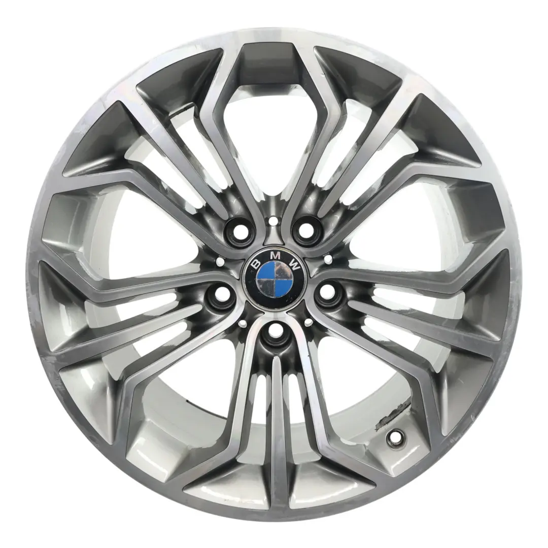 Rim BMW X1 E84 18" Silver Honeycomb Styling 323 9J ET:41 to Wheel with Part number 6789148 Wheel Rim BMW X1 E84 18" Silver Honeycomb Styling 323 9J ET:41 - SKU 6789148-3 - Part number 6789148