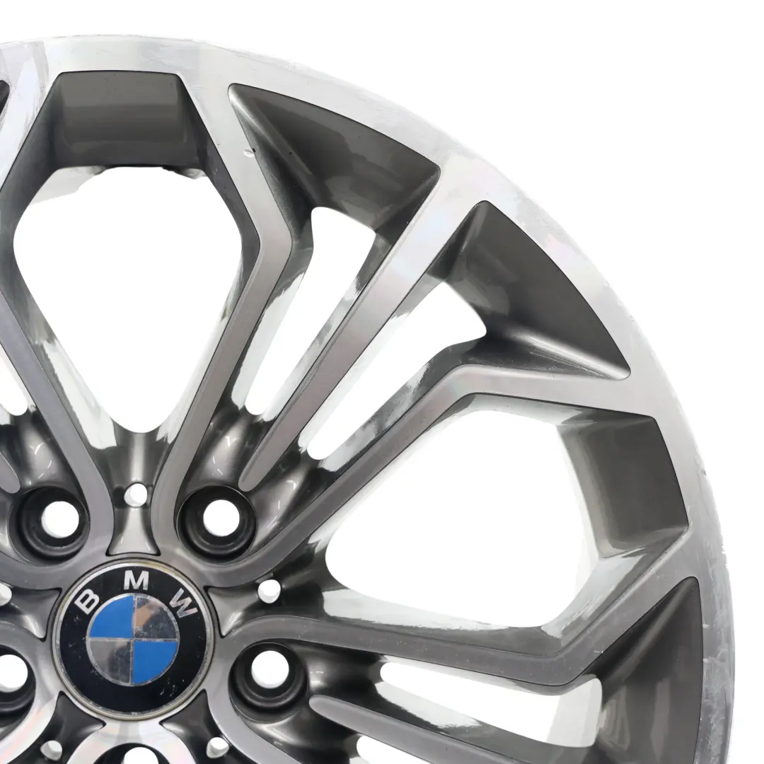 Rim BMW X1 E84 18" Silver Honeycomb Styling 323 9J ET:41 to Wheel with Part number 6789148 Wheel Rim BMW X1 E84 18" Silver Honeycomb Styling 323 9J ET:41 - SKU 6789148-3 - Part number 6789148