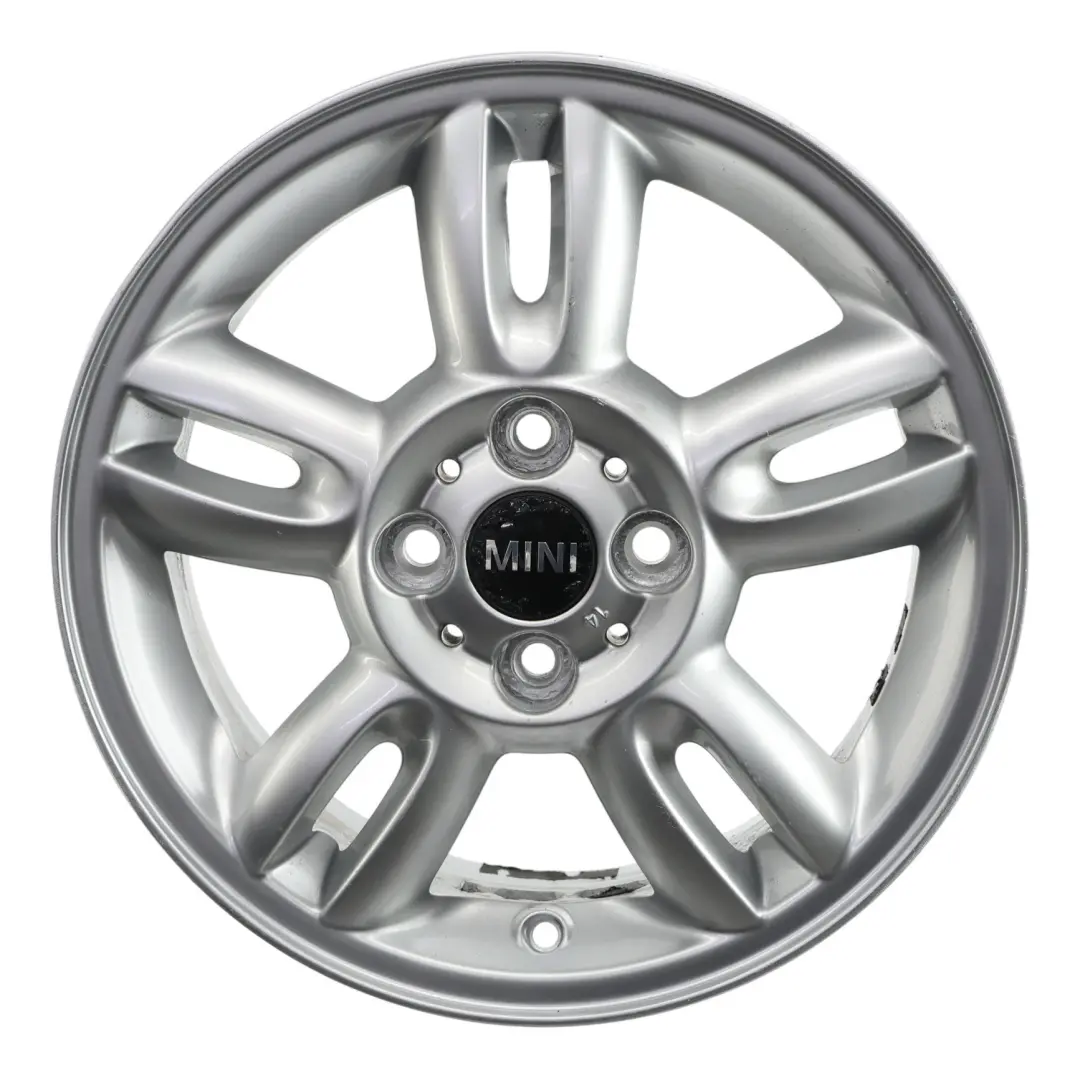 Mini Cooper R55 R56 Silver Wheel Alloy Rim 15" ET:45 5,5J 5-Star Twin Spoke 118 - SKU 6791930-4 - Part number 6791930