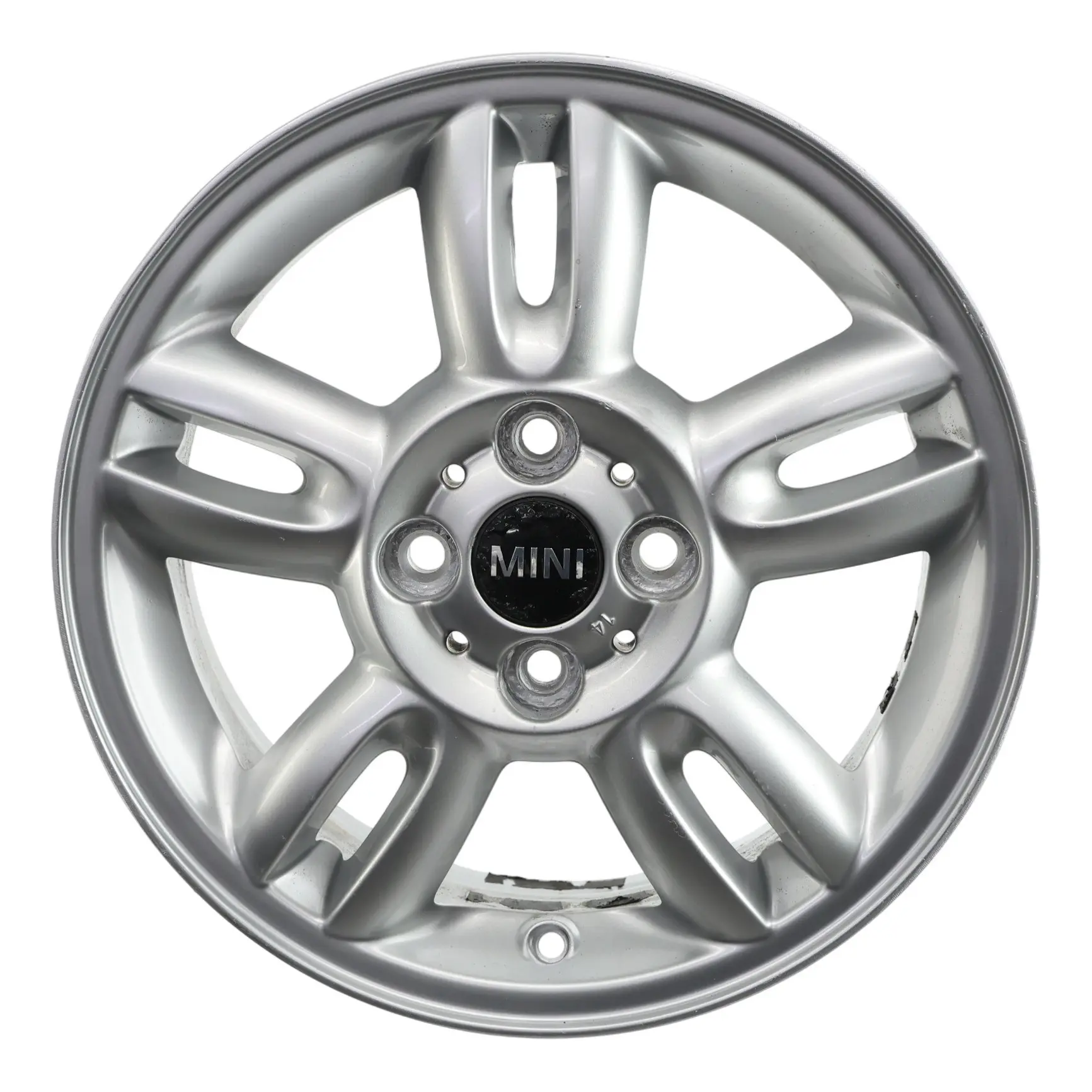 Mini Cooper R55 R56 Silver Wheel Alloy Rim 15" ET:45 5,5J 5-Star Twin Spoke 118