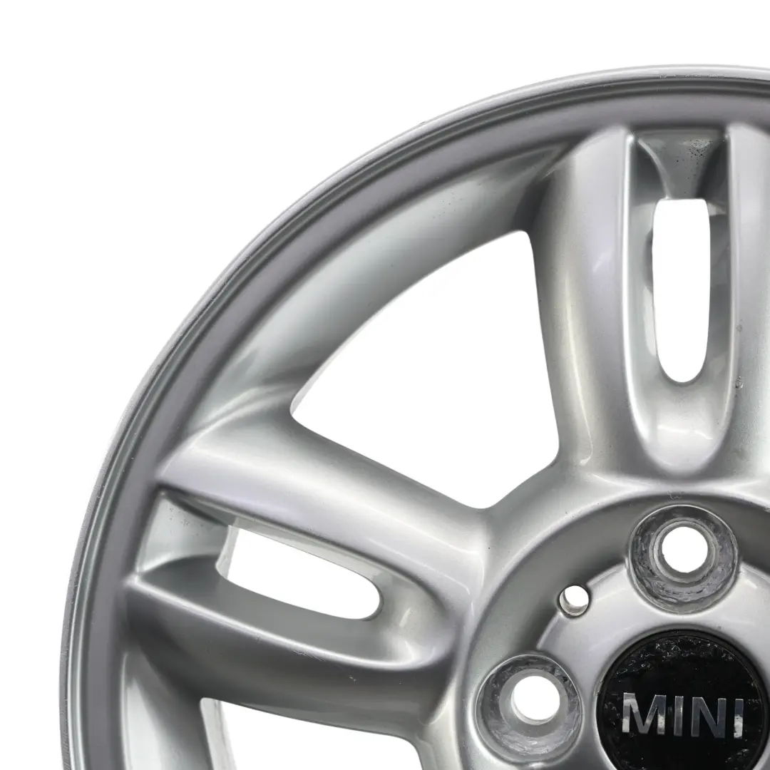 Mini Cooper R55 R56 Silver Wheel Alloy Rim 15" ET:45 5,5J 5-Star Twin Spoke 118 - SKU 6791930-4 - Part number 6791930