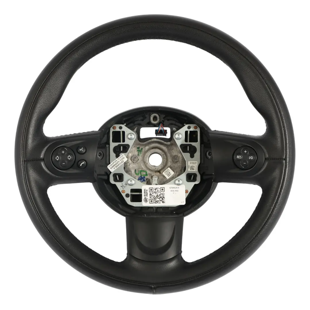 Kierownica Czarna Skóra Sport Multifunkcja do Mini Cooper R55 R56 LCI R60 o numerze 6794624 Mini Cooper R55 R56 LCI R60 Kierownica Czarna Skóra Sport Multifunkcja - SKU 6794624-6 - Numer Części 6794624