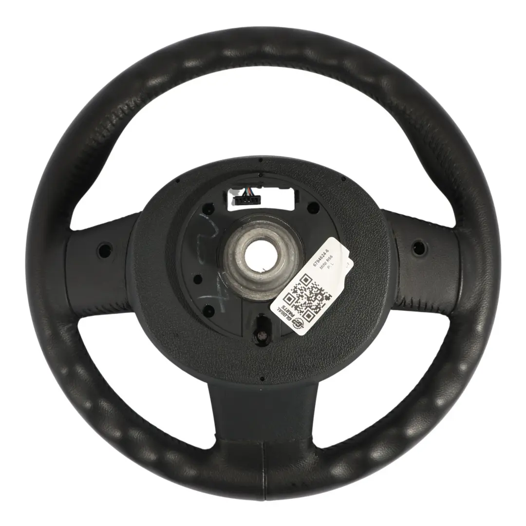 Leather Sports Multifunction Steering Wheel to Mini Cooper R55 R56 LCI R60 Black with Part number 6794624 Mini Cooper R55 R56 LCI R60 Black Leather Sports Multifunction Steering Wheel - SKU 6794624-6 - Part number 6794624