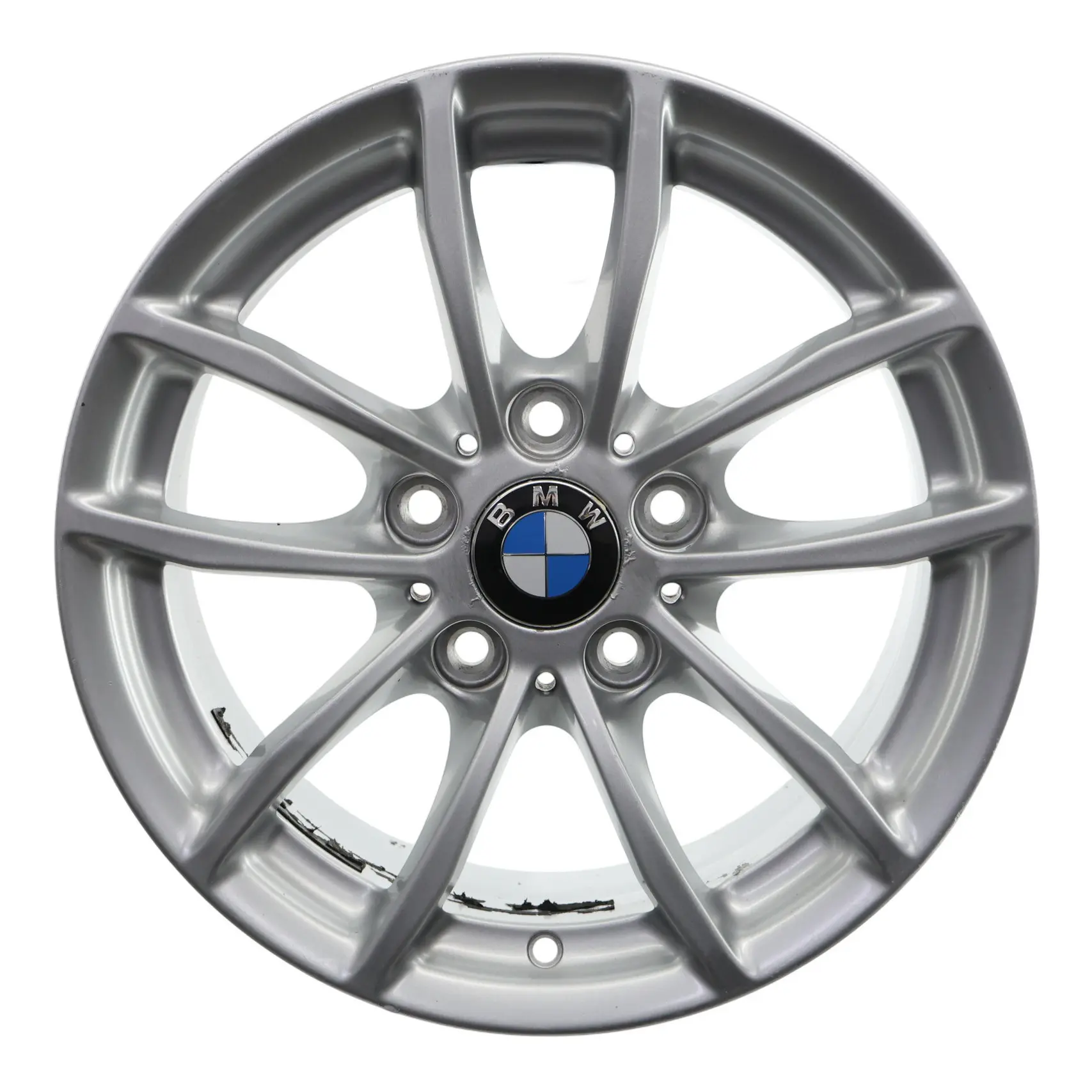 BMW F20 F21 F22 F23 Llanta De aleacion plateada 16" 7J ET:40 V-Spoke 378 6796202