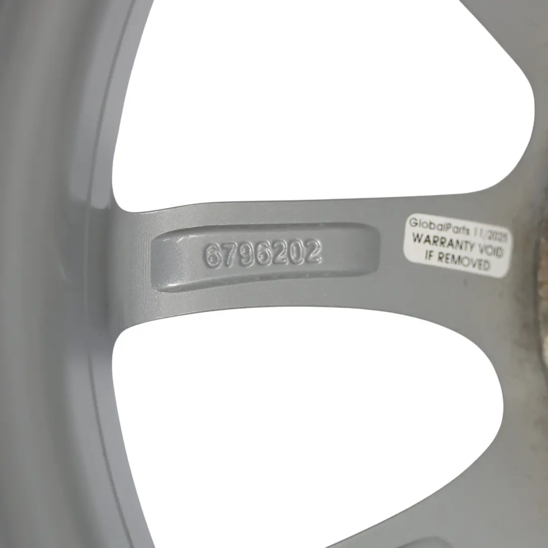 BMW F20 F21 F22 Argento Cerchio AlluMini o Alufelge 16" Raggi V 378 7J - SKU 6796202-6 - Numero di parte 6796202