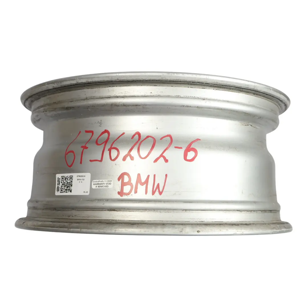 Llanta De aleacion plateada 16" 7J ET:40 V-Spoke 378 para BMW F20 F21 F22 F23 con número de pieza 6796202 BMW F20 F21 F22 F23 Llanta De aleacion plateada 16" 7J ET:40 V-Spoke 378 - SKU 6796202-6 - Número de pieza 6796202