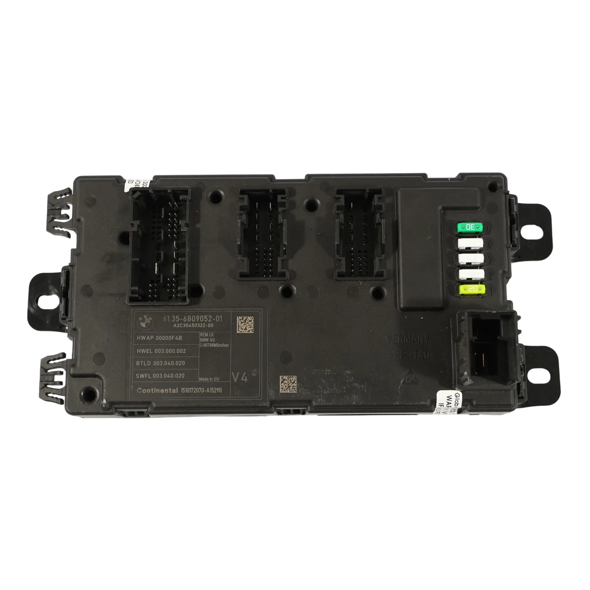 BMW F20 F21 F30 F31 F32 Rear Body Control Unit Module REM 6809052