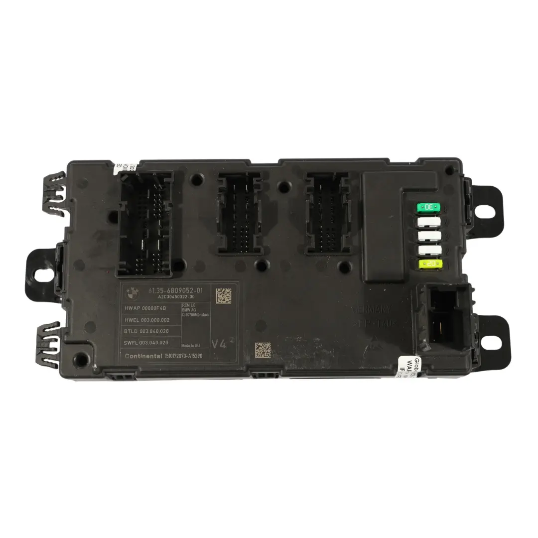 BMW F20 F21 F30 F31 F32 Modulo Centralina Posteriore REM - SKU 6809052 - Numero di parte 6809052