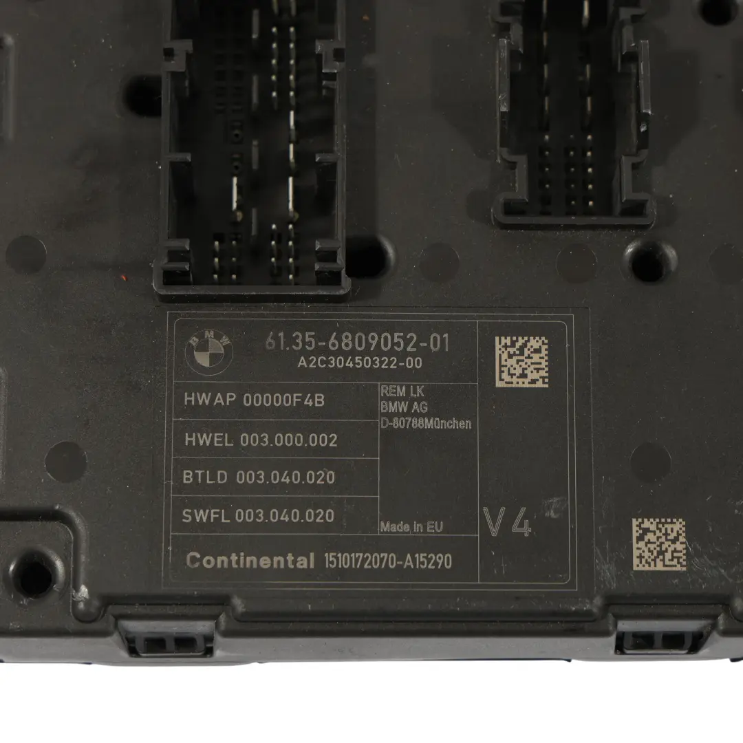 BMW F20 F21 F30 F31 F32 Modulo Centralina Posteriore REM - SKU 6809052 - Numero di parte 6809052