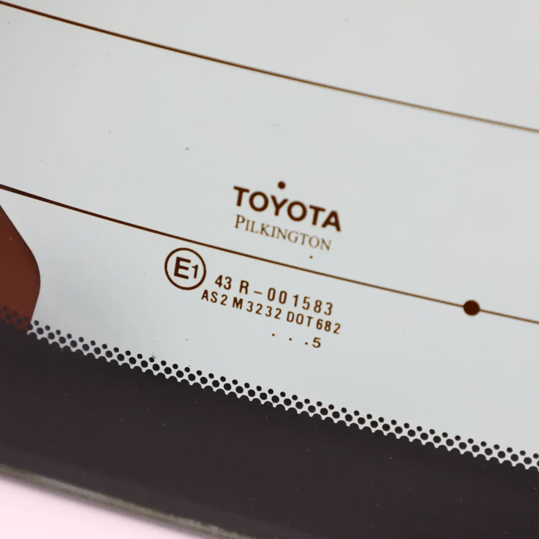 Mk1 XP10 Rear Windshield Windscreen Window Glass Glazing to Toyota Yaris with Part number 681050D011 Toyota Yaris Mk1 XP10 Rear Windshield Windscreen Window Glass Glazing - SKU 681050D011 - Part number 681050D011