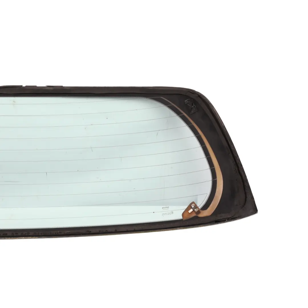 Mk1 XP10 Rear Windshield Windscreen Window Glass Glazing to Toyota Yaris with Part number 681050D011 Toyota Yaris Mk1 XP10 Rear Windshield Windscreen Window Glass Glazing - SKU 681050D011 - Part number 681050D011