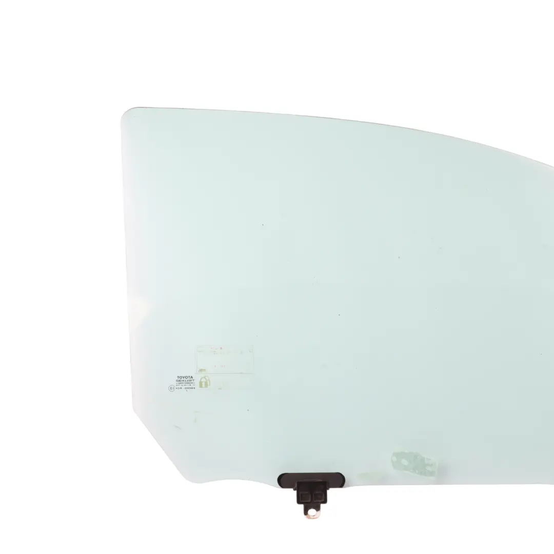 Toyota Yaris Mk1 Front Door Window Glass Glazing Green Right O/S - SKU 681100D010 - Part number 681100D010