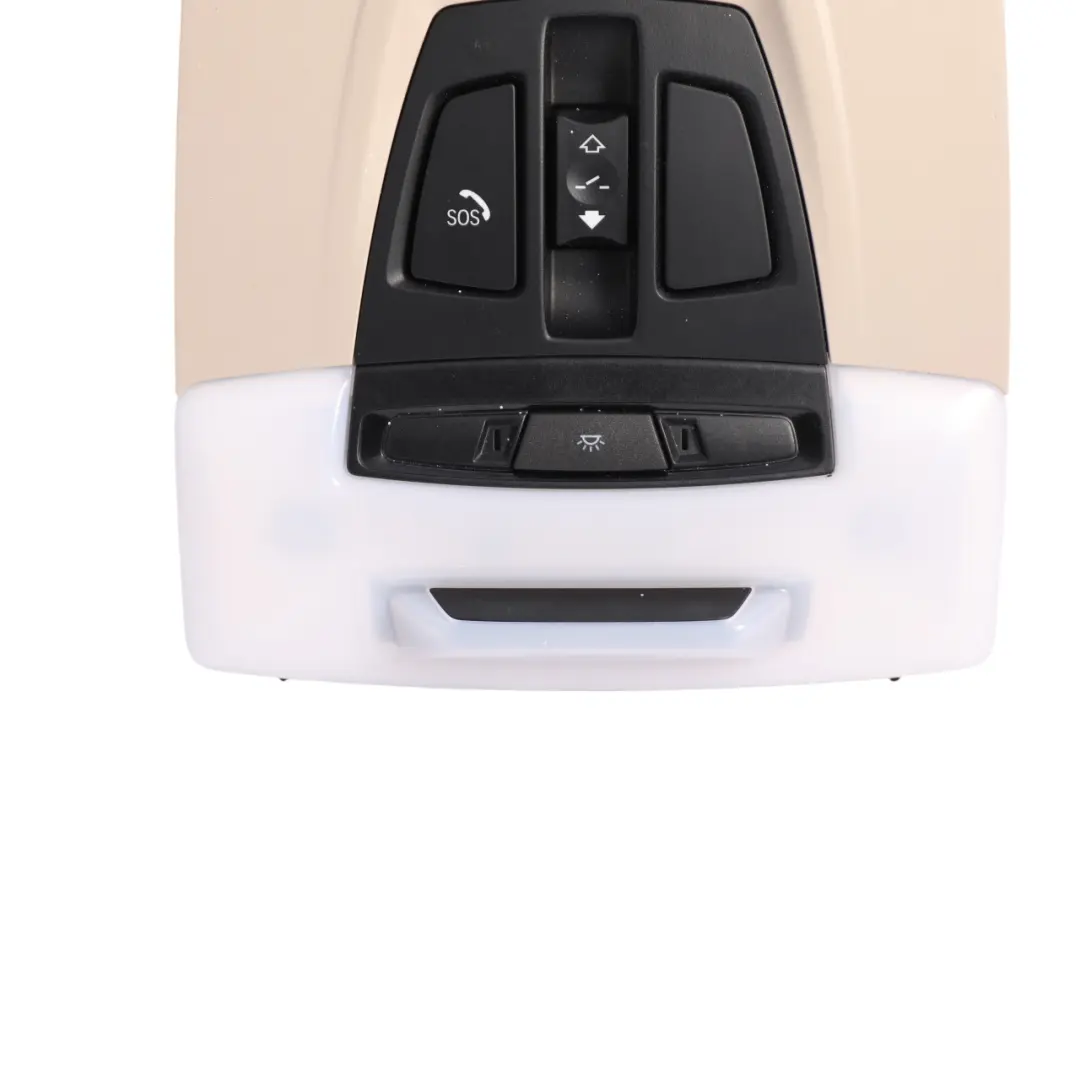 Courtesy Light Interior Roof Panel Panoramic Roof Oyster to BMW X1 F48 with Part number 6832443 BMW X1 F48 Courtesy Light Interior Roof Panel Panoramic Roof Oyster - SKU 6832443 - Part number 6832443