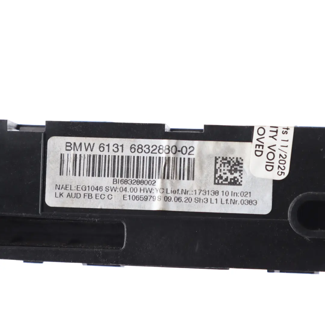 Radio Player Control Switch Unit Panel to BMW F20 F21 F22 F30 F31 CD with Part number 6832880 BMW F20 F21 F22 F30 F31 CD Radio Player Control Switch Unit Panel - SKU 6832880-1 - Part number 6832880