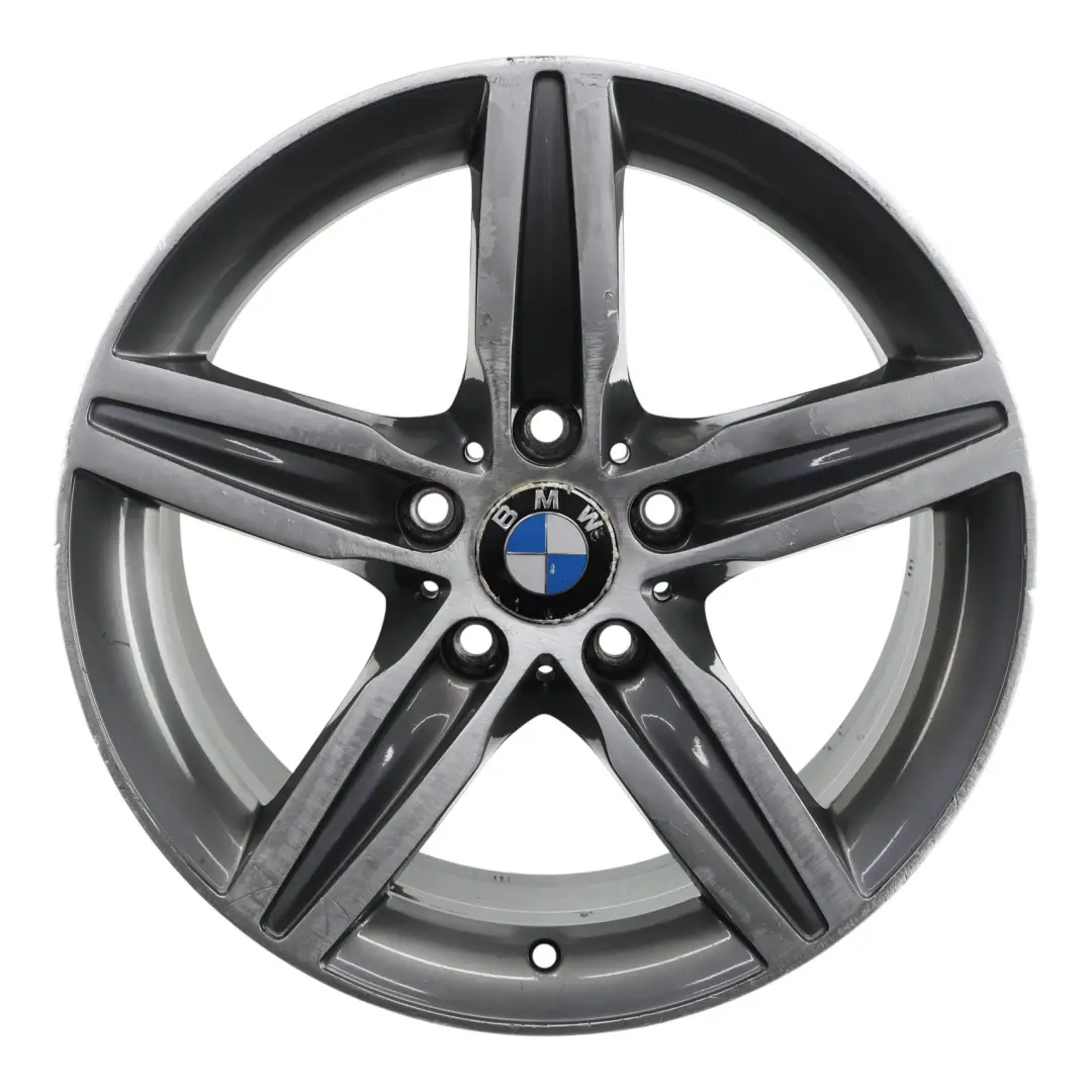 BMW F20 F21 F22 Nero AlluMini o Cerchione IN Lega 17" 7,5J Raggi a Stella 379 - SKU 6850151-4 - Numero di parte 6850151