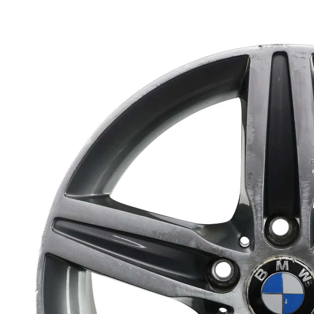 BMW F20 F21 F22 Nero AlluMini o Cerchione IN Lega 17" 7,5J Raggi a Stella 379 - SKU 6850151-4 - Numero di parte 6850151