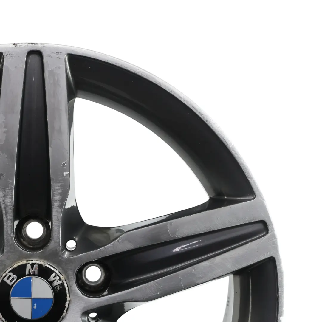 BMW F20 F21 F22 Llanta de Aleacion Negra 17" Star Spoke 379 ET:43 7,5J - SKU 6850151-4 - Número de pieza 6850151