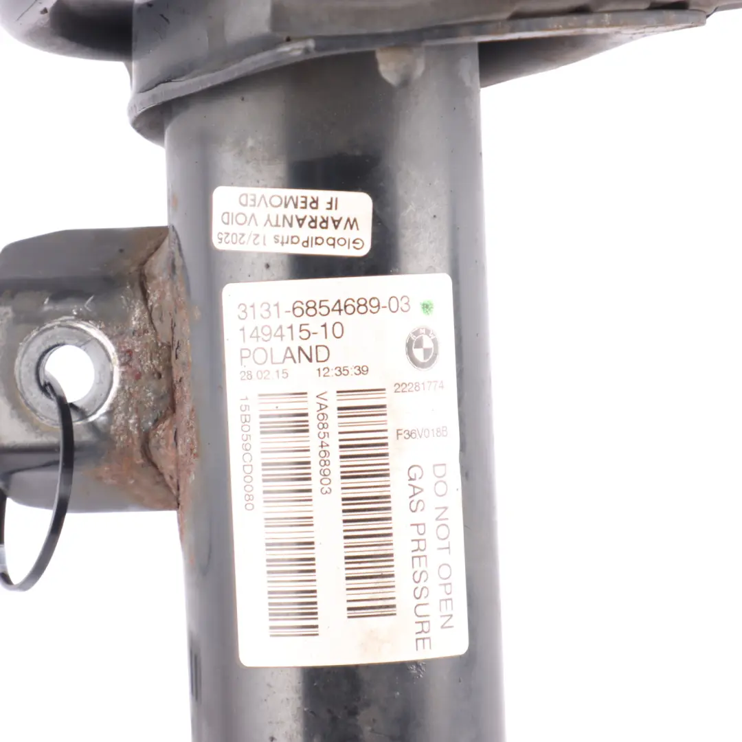 BMW F36 Front Axle Shock Absorber Strut Spring Front Left Right N/O/S - SKU 6854689 - Part number 6854689