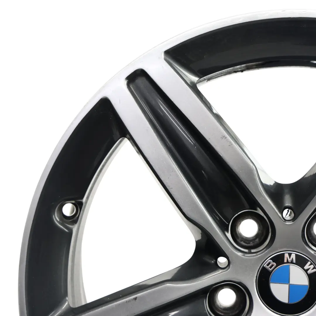 BMW F45 F46 Orbitgrey Alloy Wheel Rim 17" 7,5J ET:54 Star Spoke 379 - SKU 6855091-4 - Part number 6855091
