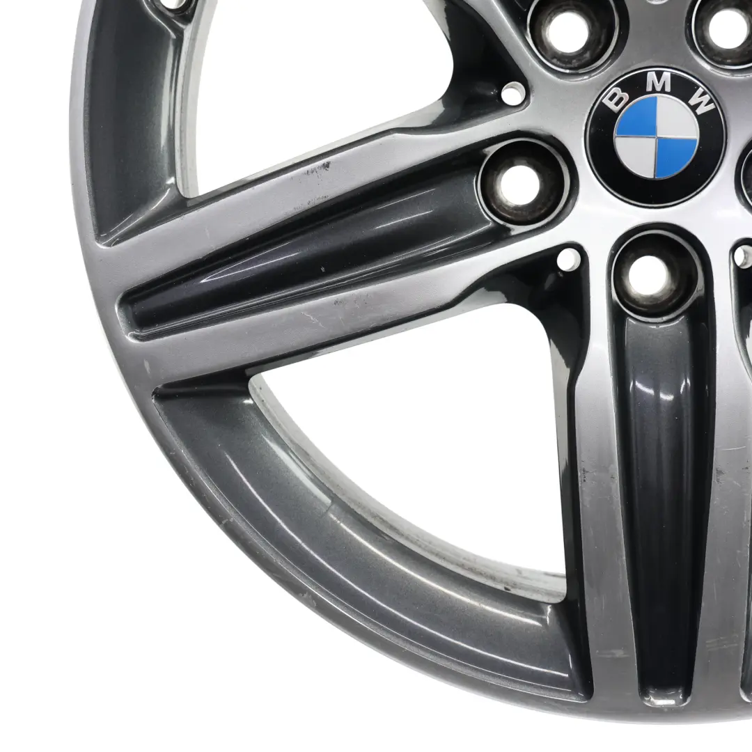 BMW F45 F46 Orbitgrey Alloy Wheel Rim 17" 7,5J ET:54 Star Spoke 379 - SKU 6855091-4 - Part number 6855091