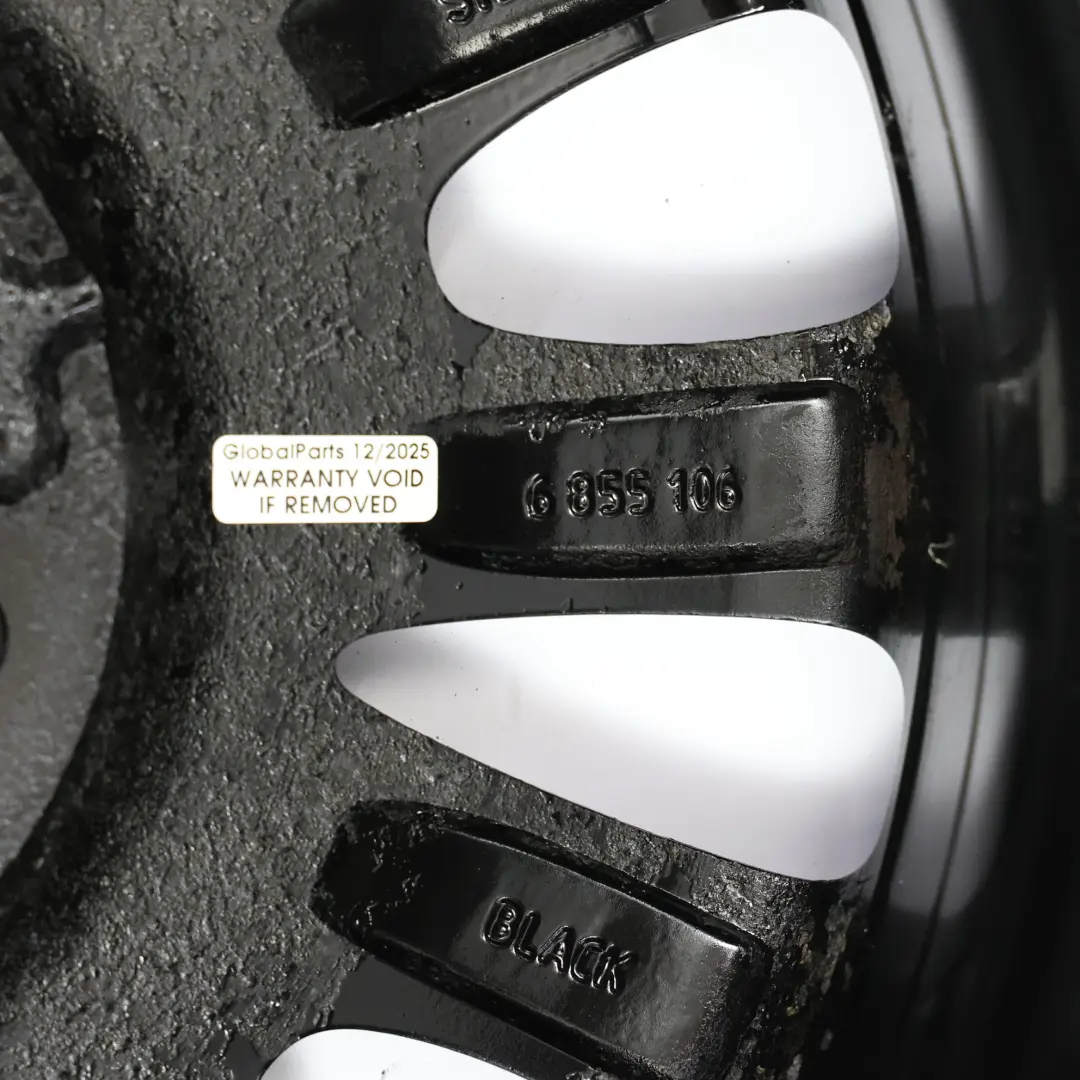 Alloy Rim 16" 6,5J Victory Spoke 495 ET:54 to Mini Cooper One F55 F56 Black Wheel with Part number 6855106 Mini Cooper One F55 F56 Black Wheel Alloy Rim 16" 6,5J Victory Spoke 495 ET:54 - SKU 6855106-1 - Part number 6855106