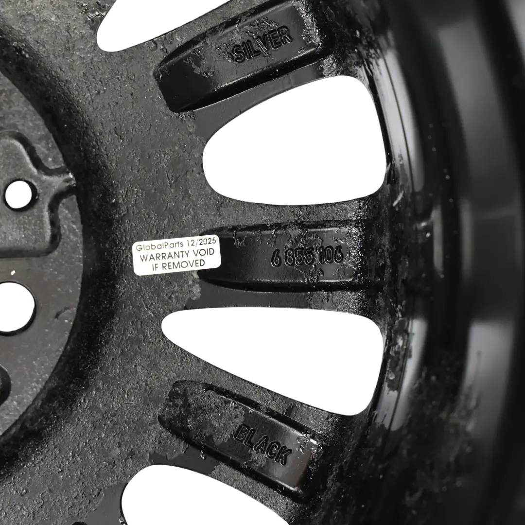 Mini Cooper F55 F56 F57 Black Wheel Alloy Rim 16" 6,5J Victory Spoke 495 ET:54 - SKU 6855106-2 - Part number 6855106