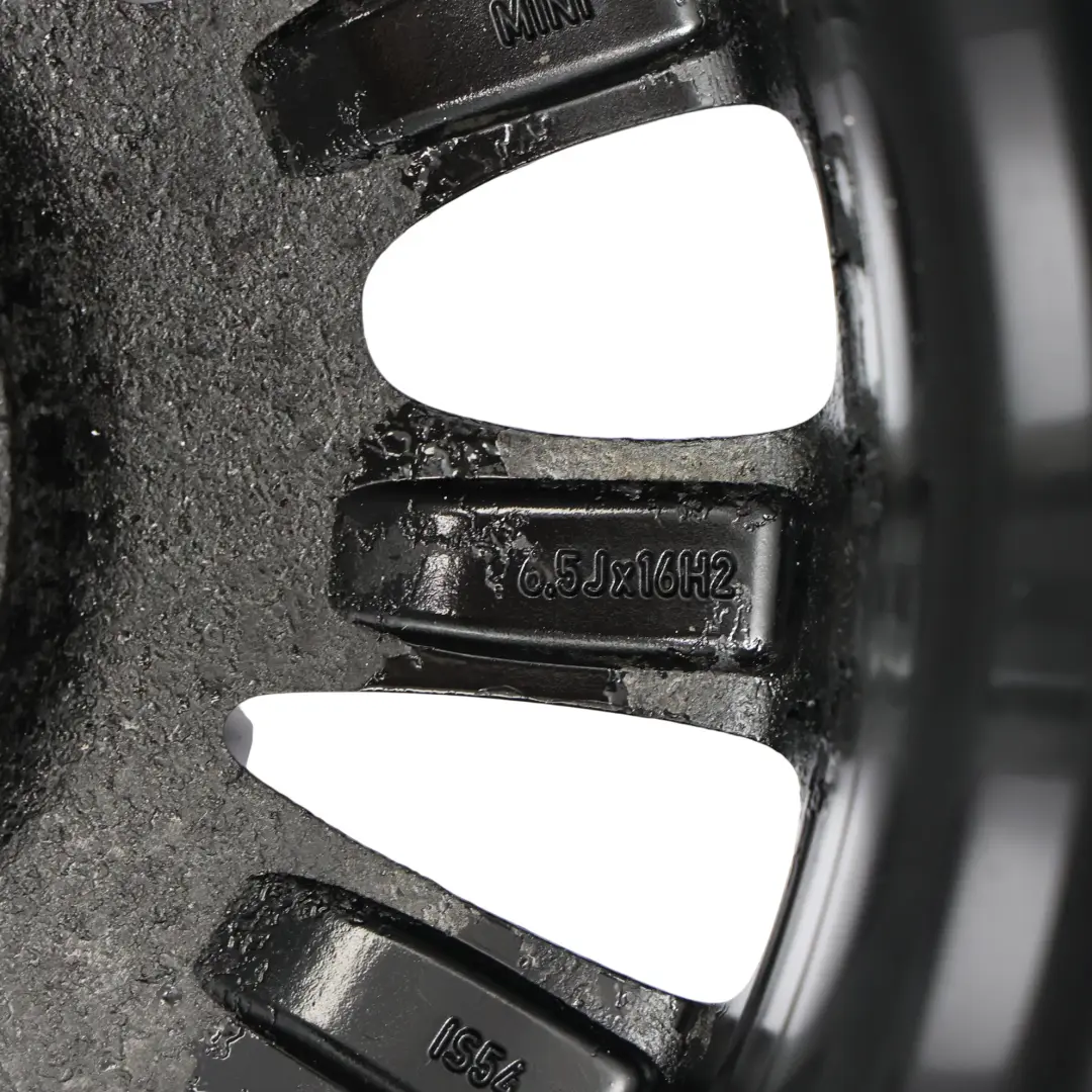 Alloy Rim 16" 6,5J Victory Spoke 495 ET:54 to Mini Cooper F55 F56 F57 Black Wheel with Part number 6855106 Mini Cooper F55 F56 F57 Black Wheel Alloy Rim 16" 6,5J Victory Spoke 495 ET:54 - SKU 6855106-2 - Part number 6855106